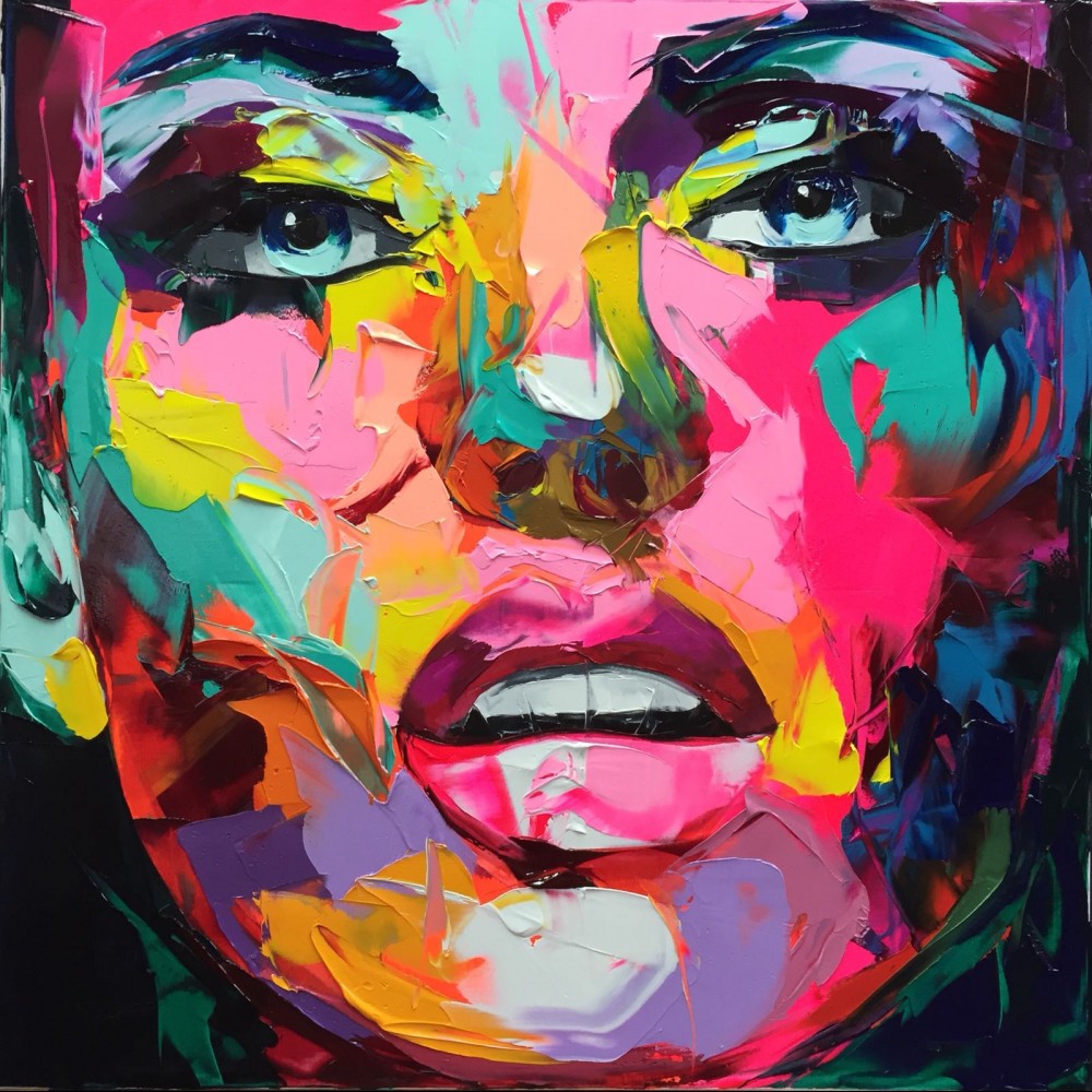 Francoise Nielly Portrait Palette Painting Expression Face110